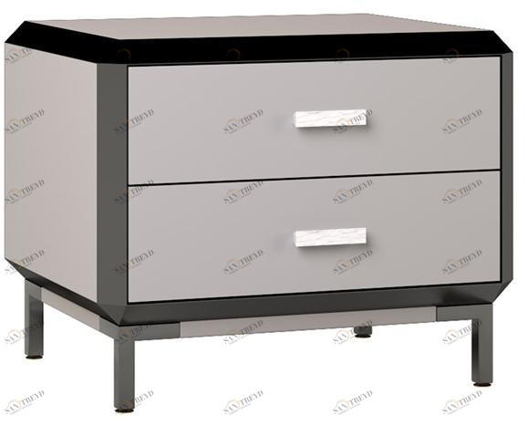 Jetclass Лаковая прикроватная тумба с ящиками Kendra Jkd107a 