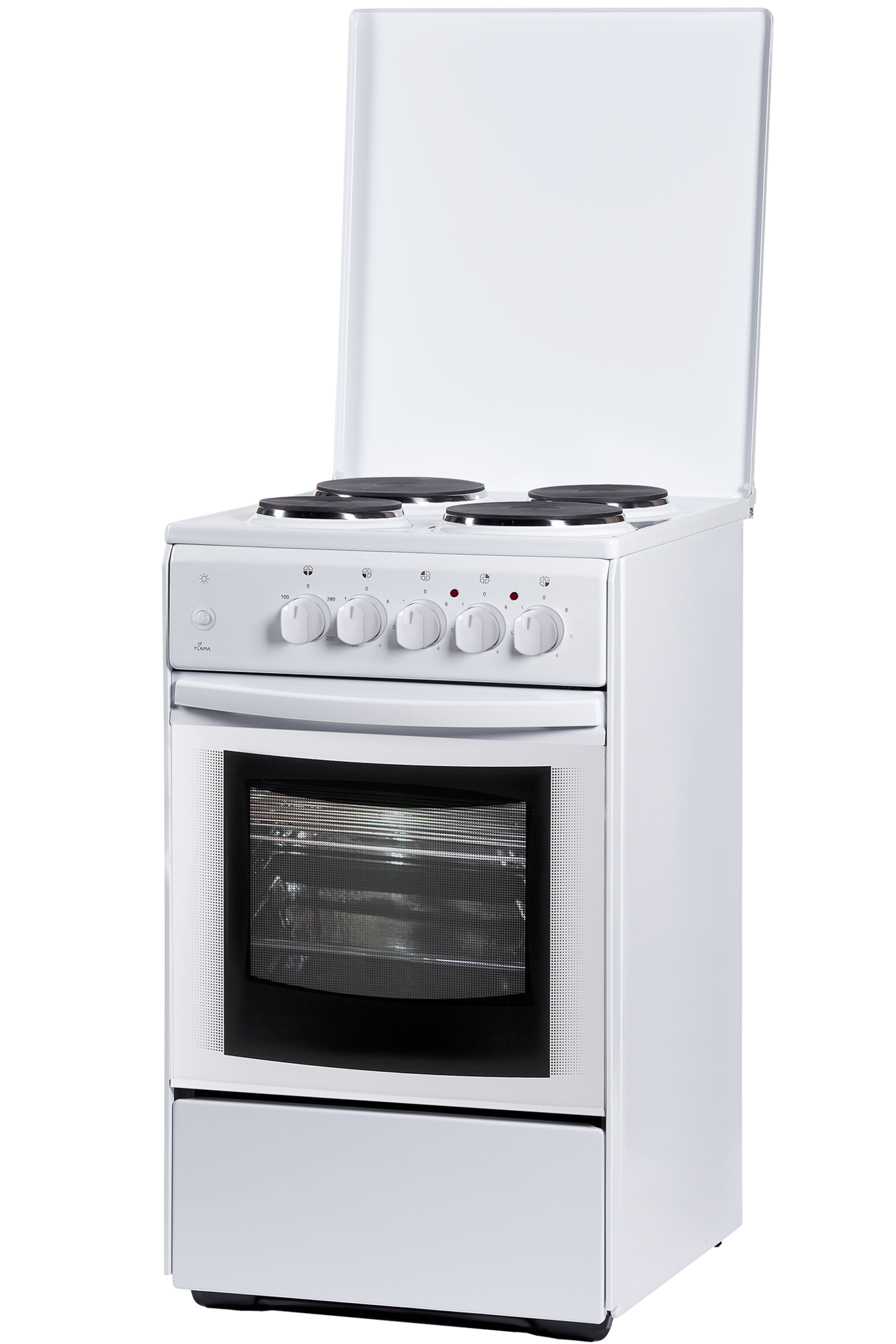 1027760 Электрическая плита FLAMA AE 1401 W белый Flama group STDN-0119537 - Вид №1