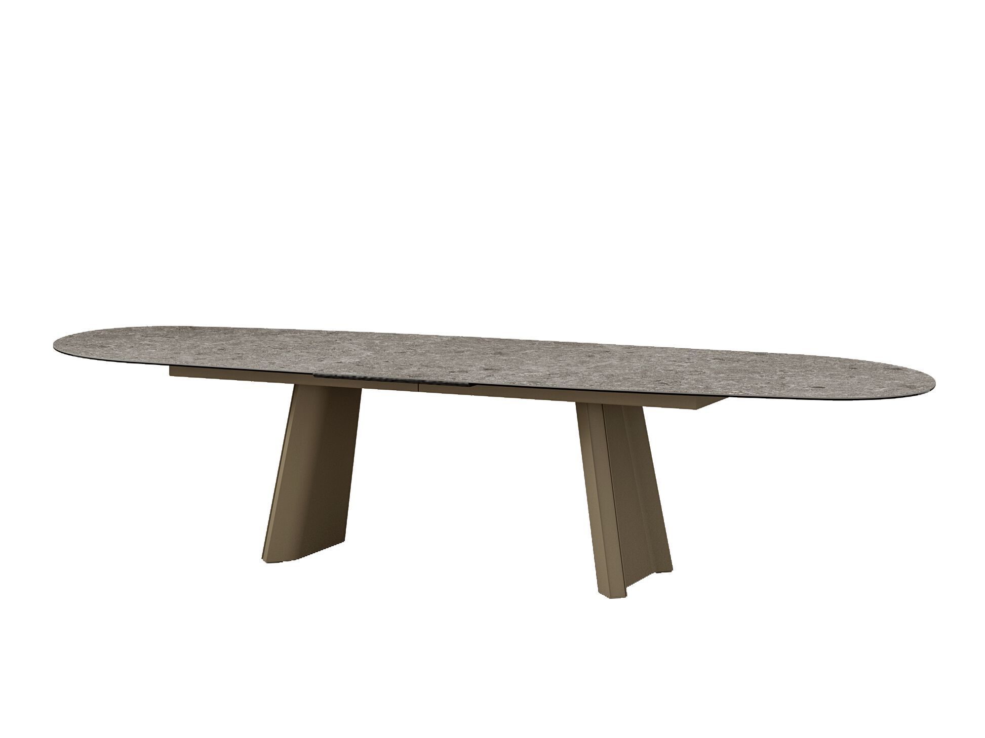 Технический керамический выдвижной овальный стол MOBLIBERICA Tul ARCH-00070317