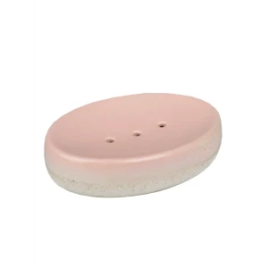 Керамическая мыльница ZENFORT Ombre в нежно-розовом цвете 89379228