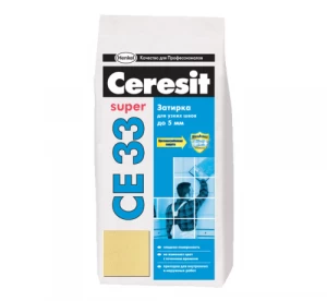 Затирка №28 Super CE 33 персик 2кг CERESIT