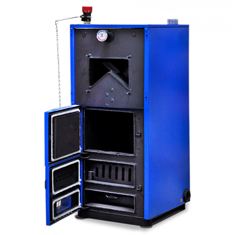 Твердотопливный водогрейный стальной котёл ZOTA Mix 20 MIX20 - Вид №5