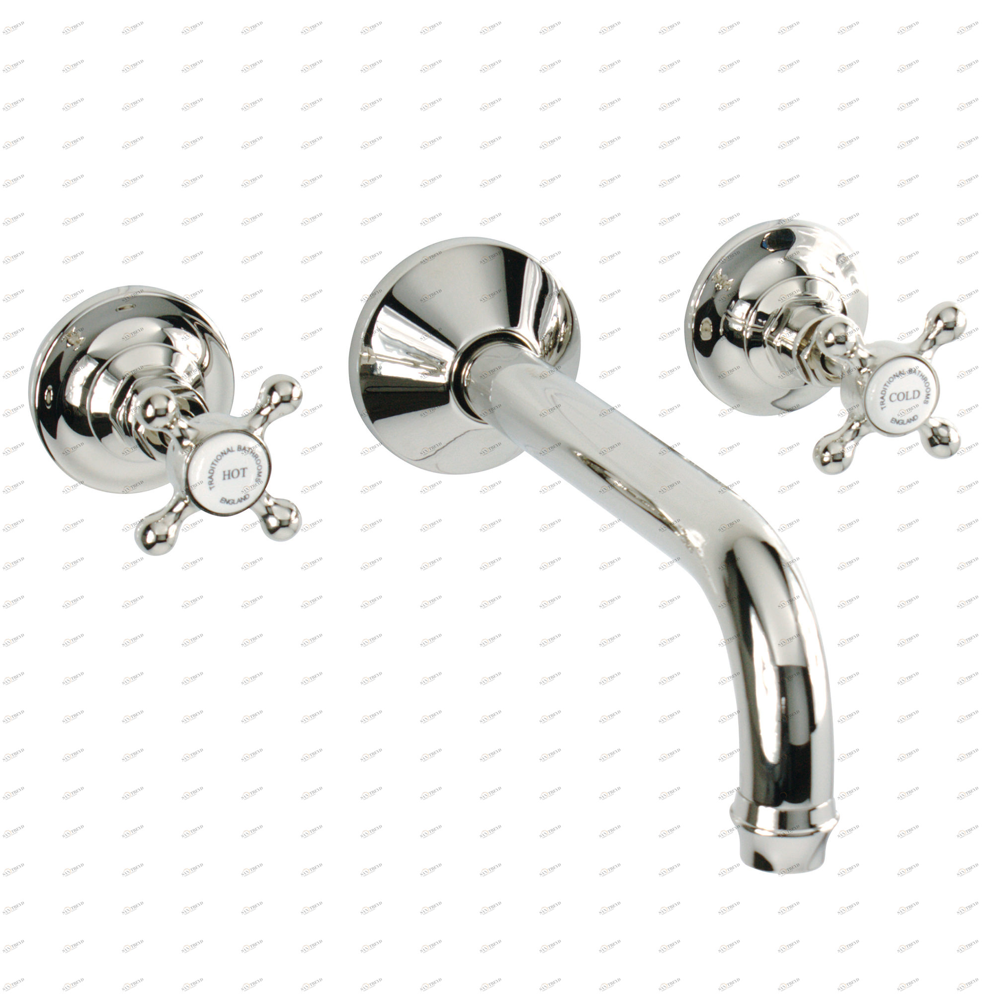 Traditional bathrooms Смеситель для умывальника ЛОНДОН на 3 отверстия Tb440.614.ag LONDON