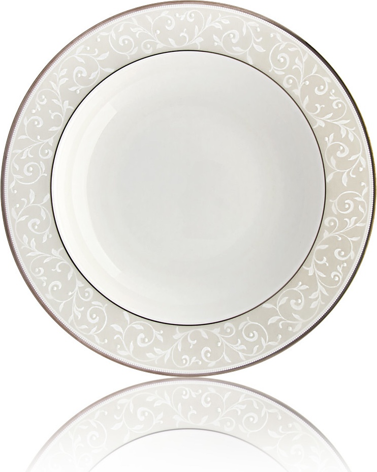 10525073 Lenox Тарелка суповая Lenox "Чистый опал" 23см Фарфор костяной 