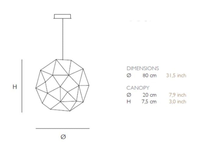 Металл ручной работы светодиодный подвесной светильник Quasar Cosmos ARCH-00033929 - Вид №6