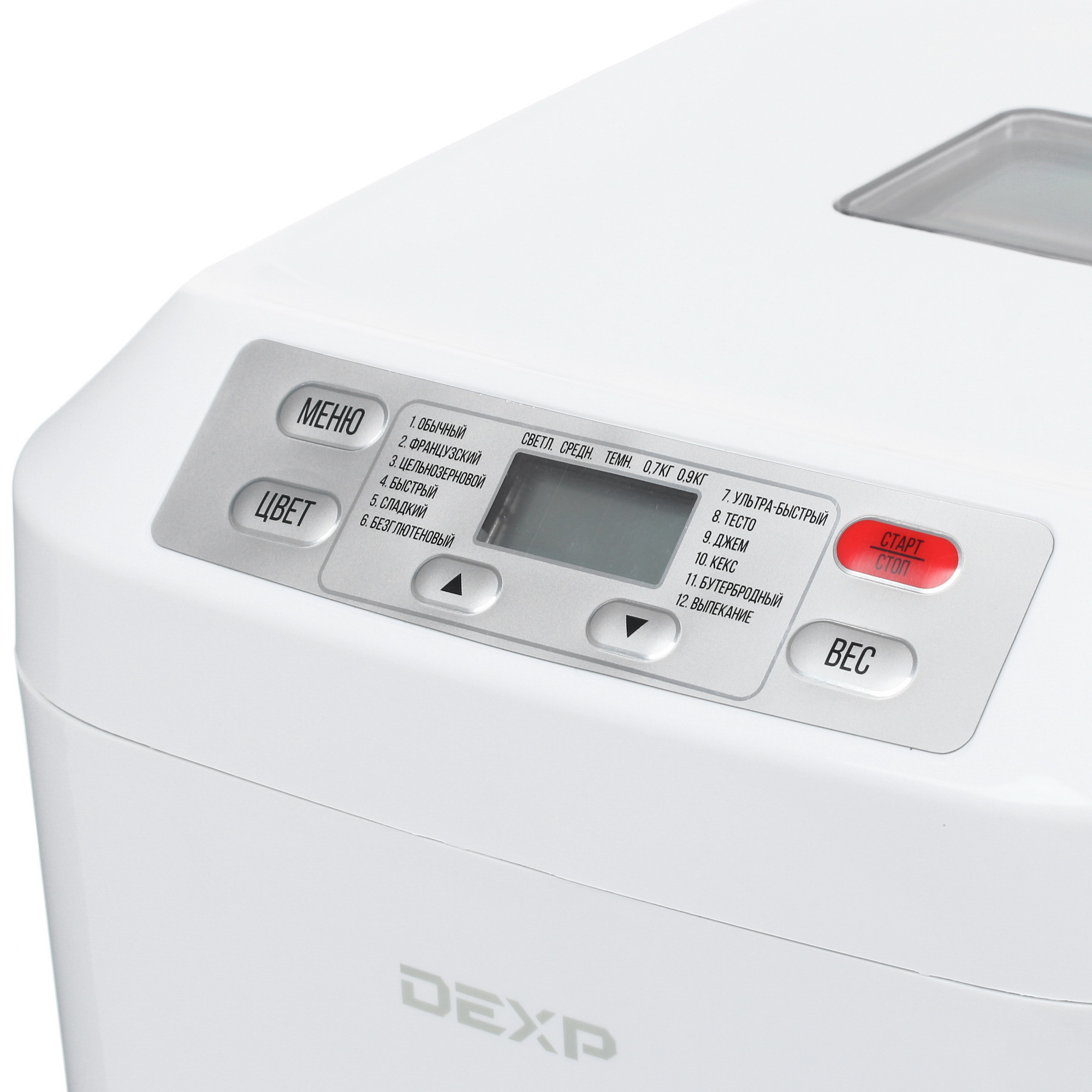 1218412 Хлебопечь DEXP BRM-1333 белый STDN-0027515 - Вид №3