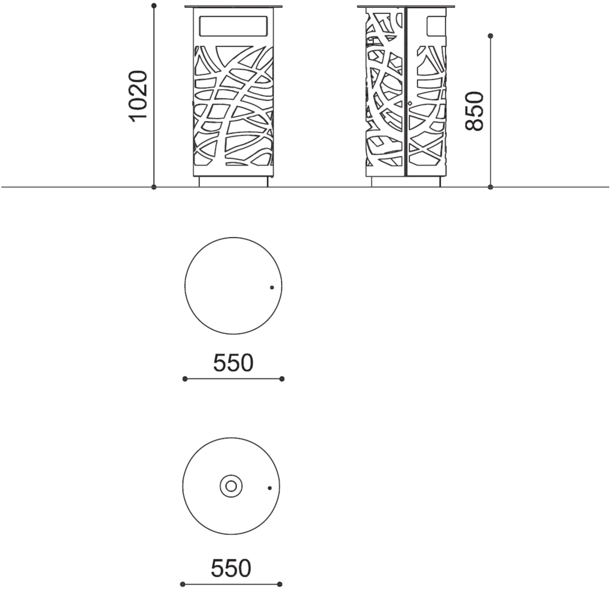 City Design Контейнер из антитеррористической стали для использования вне помещений sun-id-1489018 - Вид №5