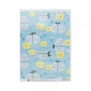 014742 Декупажная карта 21 x 29.7 см СК "Желтые цыплятки" Чип-Арт
