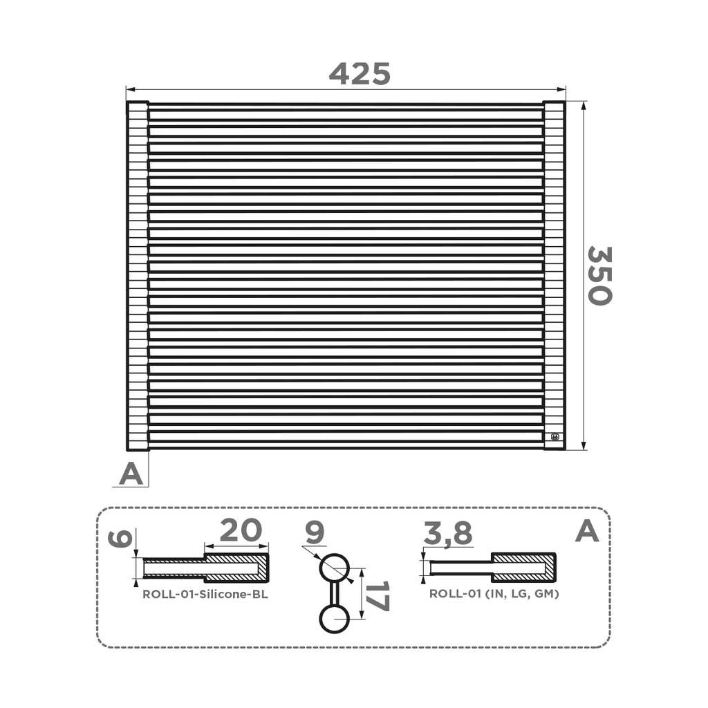 ROLL-01 Silicone-BL OMOIKIRI 4997006 - Вид №5