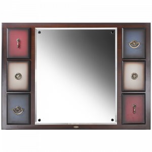 71178 Зеркало настенное Пандора 2 Орех Mix BOGACHO