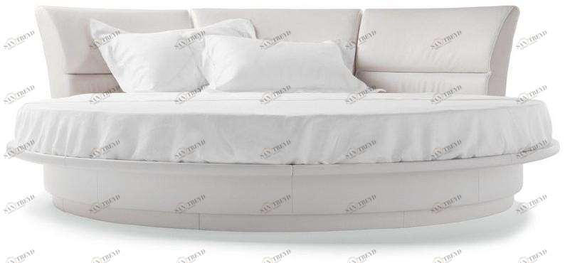 Poltrona Frau Круглая двуспальная кровать La notte - letti sun-id-1414501