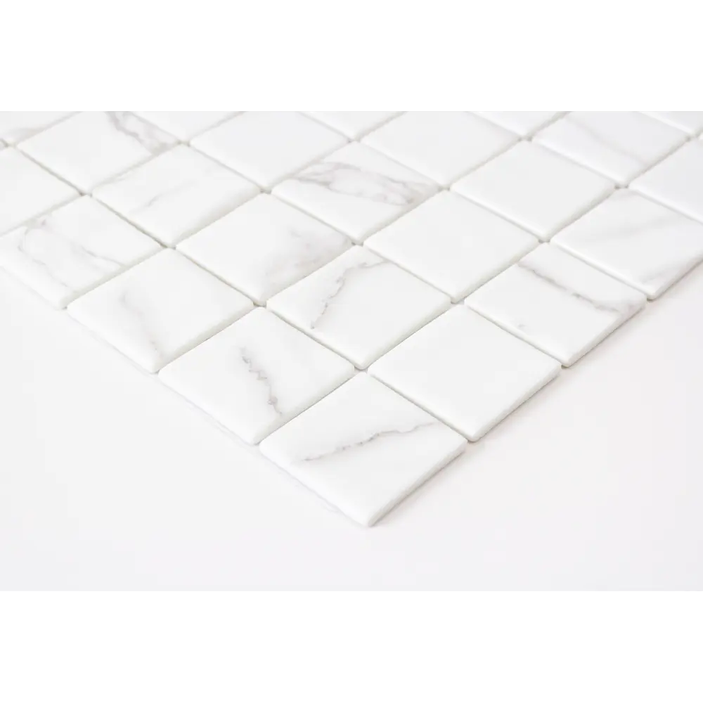 Мозаика Marble Ven White Antislip стекломасса 31.1x5.3 см цвет белый 83681518 STLM-2076157 Santreyd Мозаика Onix - Вид №3