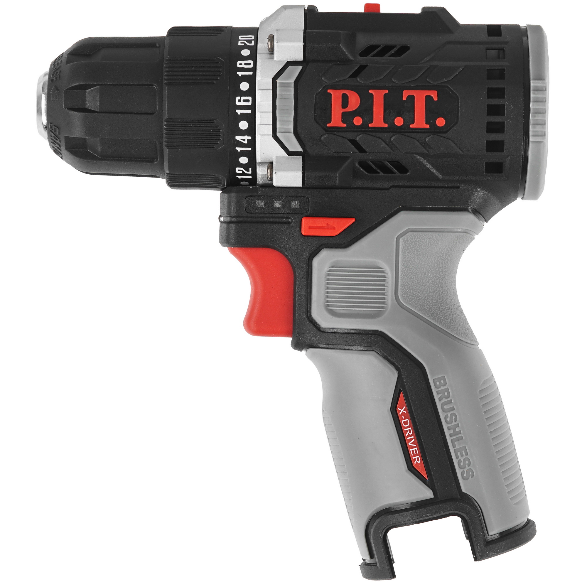 Дрель-шуруповерт PIT PBM12K-10B X-DRIVER SOLO OnePower 12V  , Без ЗУ, Без АКБ 9086501 STDN-0068383