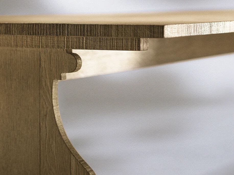 Прямоугольный обеденный стол из массива дерева Lando FRANCIS ARCH-00067422 - Вид №2