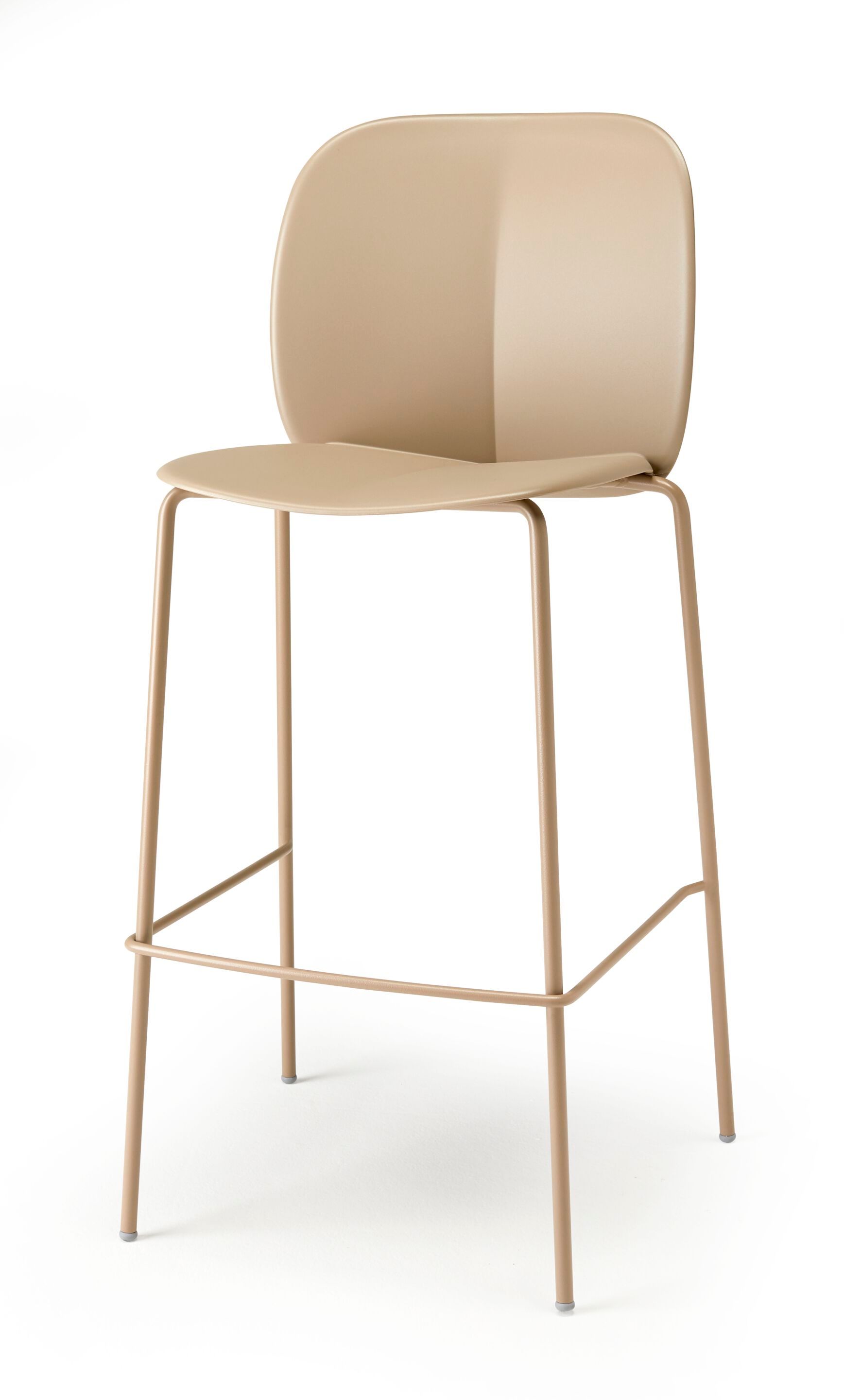 Переработанный пластиковый высокий стул с подставкой для ног S-CAB Mentha ARCH-00002524 - Вид №7