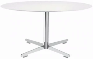 Alias Круглый лакированный журнальный столик с основанием 4 звезды Cross table