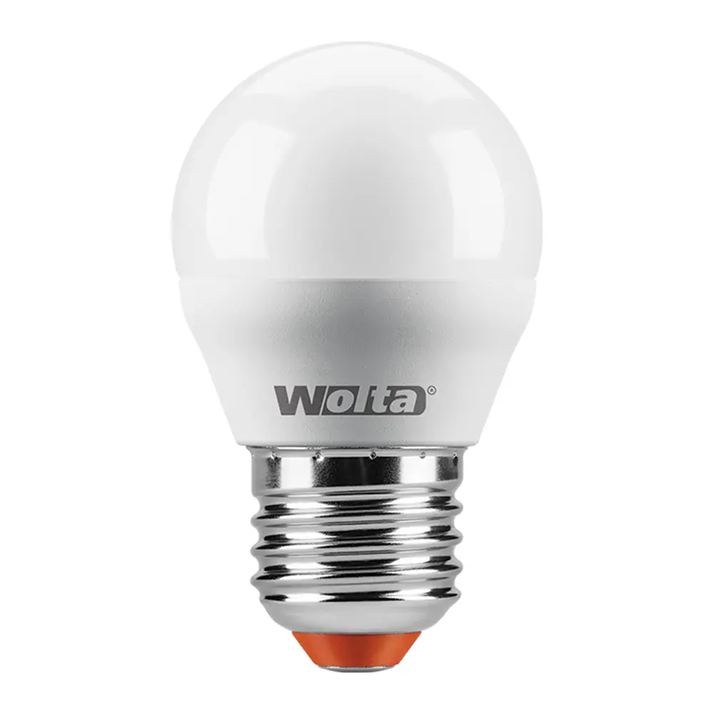 Лампа светодиодная Wolta шар E27 8 Вт 800 Лм свет тёплый белый STLM-2035847