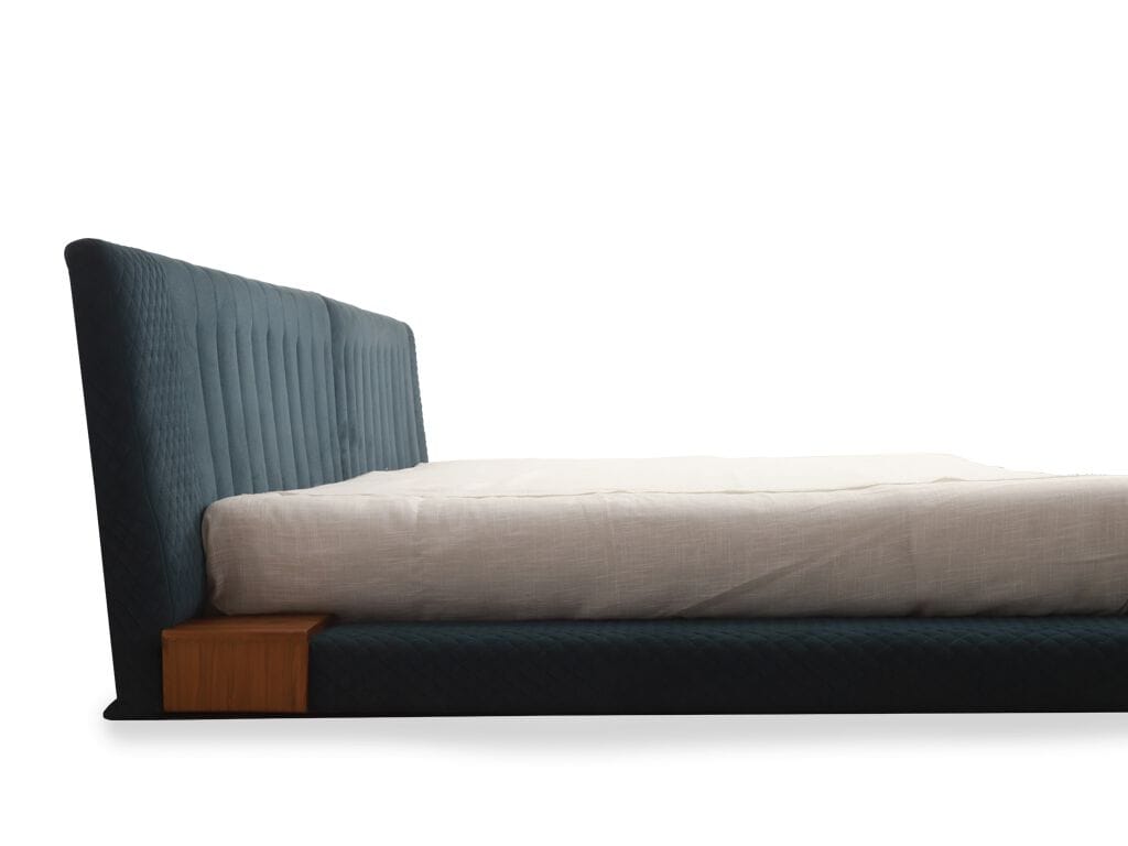 Двуспальная кровать из ткани с мягким изголовьем Alankaram DUUBID ARCH-00030432 - Вид №4