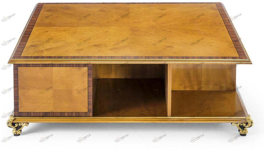 OAK Квадратный журнальный столик из розового дерева Galleria sun-id-1449172