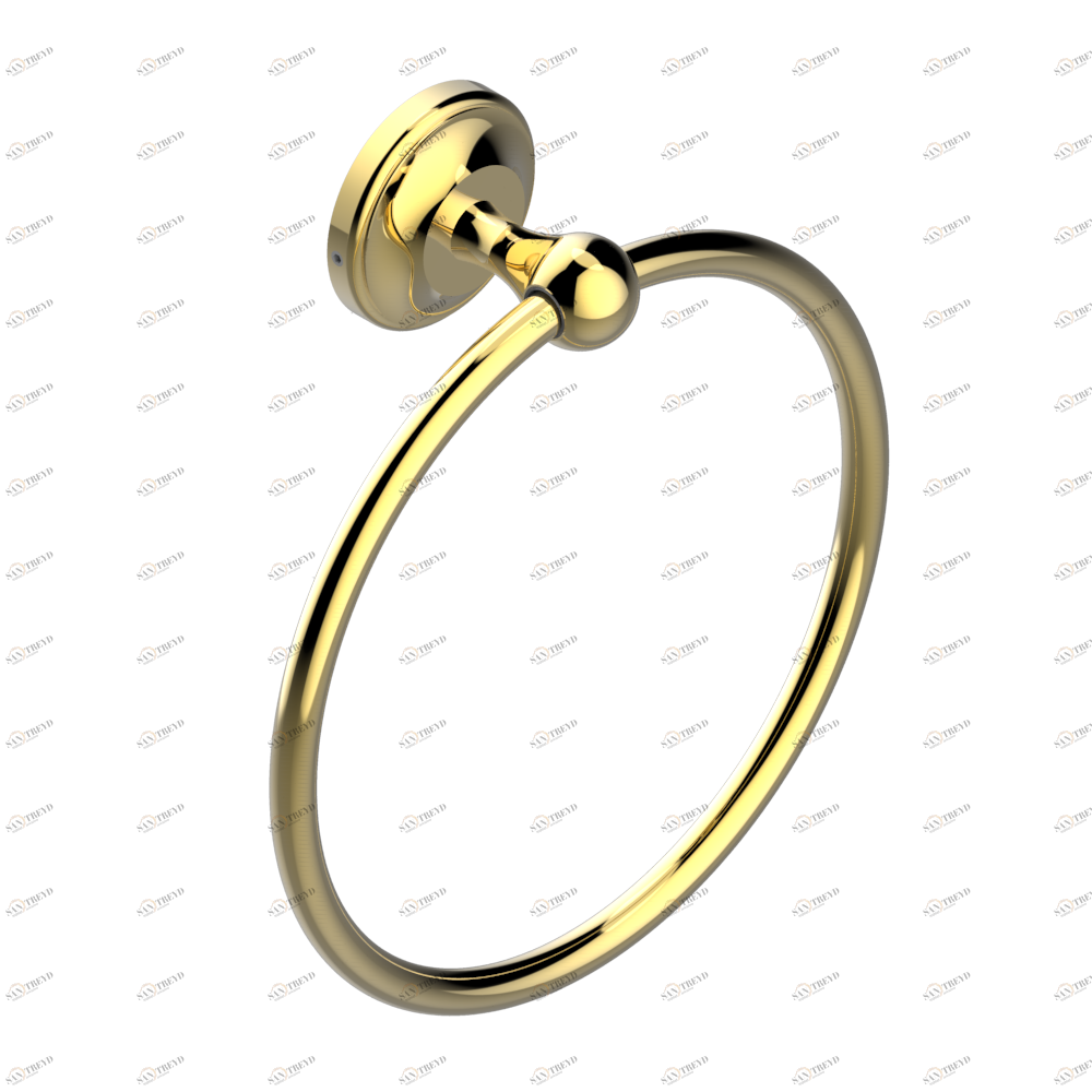 G08-504N Полотенцедержатель-кольцо-Ø 180 мм одинарное Thg-paris Pompadour Покрытие PVD золотистый цвет G08-504N CAT.F