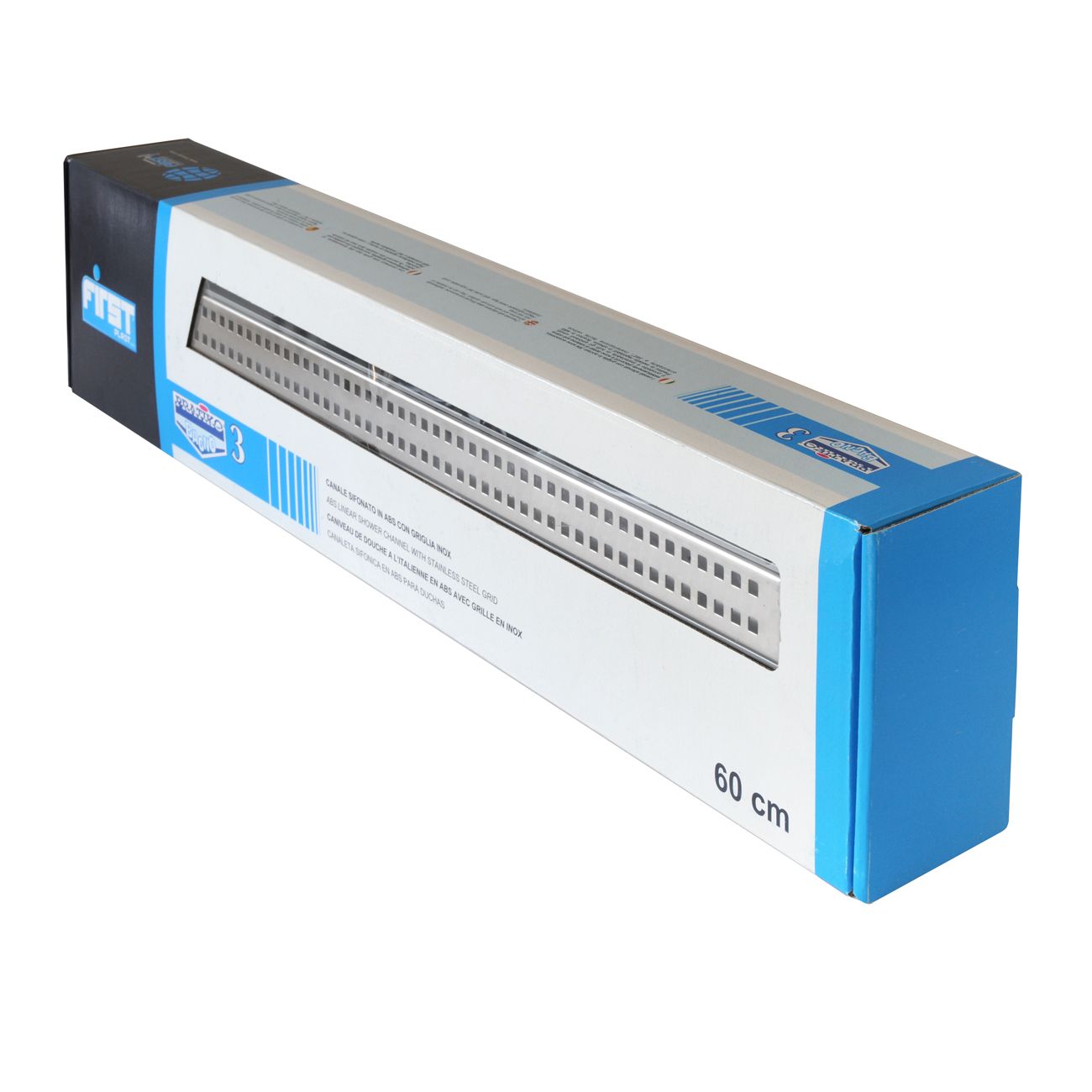 Pratiko ванная комната 3 ABS сифон канал с нержавеющей решеткой First Corporation First Plast ARCH-00023956 - Вид №1