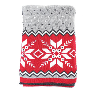 en_ny0058 Плед с орнаментом christmas story, 130х180 см EnjoyMe