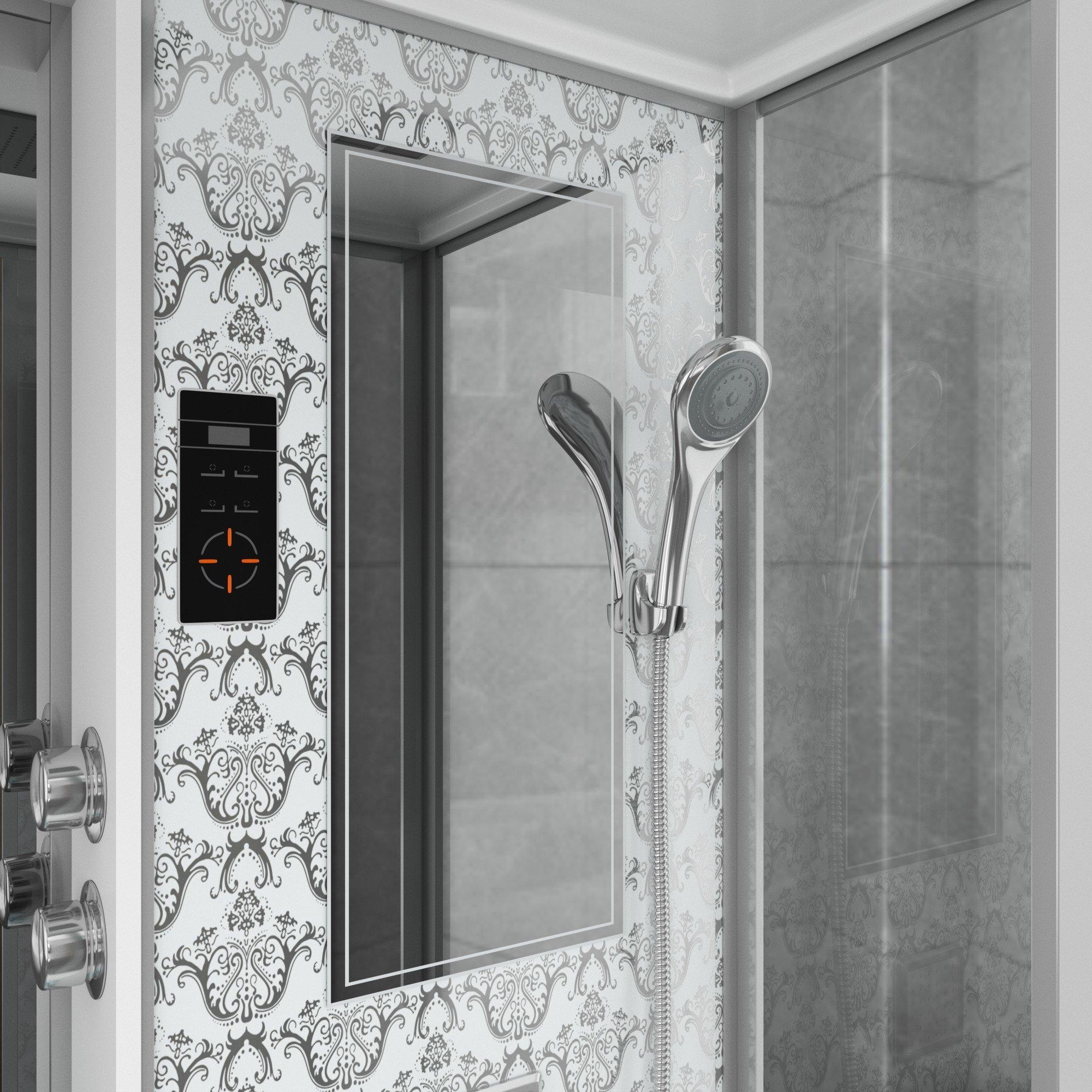 Душевая кабина NG-7713WR (820x1200х2150) низкий поддон стенки БЕЛЫЕ Niagara Luxe - Вид №2