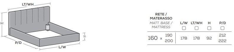 Nidi Кровать двуспальная мягкая со съемным чехлом sun-id-1422919 - Вид №4