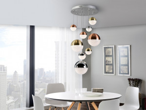 109021 Подвесной светильник 9L LED Ø50 DIM BLUETOOTH Schuller Sphere