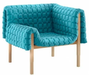 Ligne Roset Кресло из ткани с подлокотниками Ruché 14130055