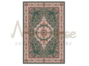 Шелковый прямоугольный ковер