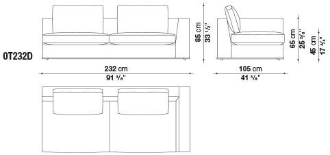 Maxalto Диван из ткани Otium sun-id-1372446 - Вид №22