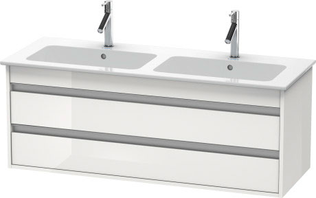 KT643201818 Ketho Тумбочка подвесная Белый матовый, декор Duravit - Вид №2