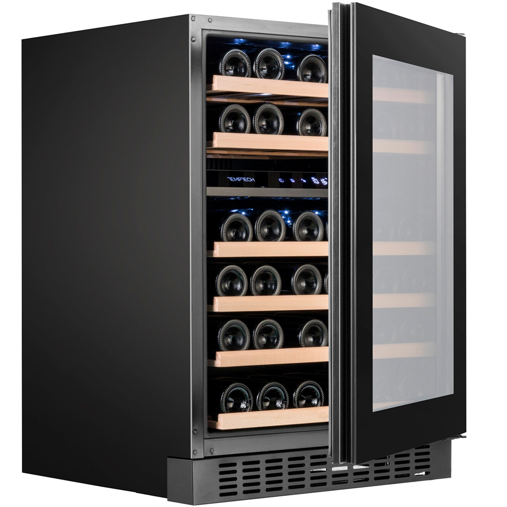 9173348 Винный шкаф Temptech OX60DRB-24 черный STDN-0129403 - Вид №3