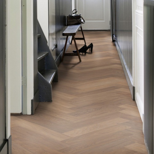 Паркет Ёлка Solidfloor New classic Св. Пол 1128549 Дуб Натур (Рельефная) 610х122 мм 1500200202 - Вид №16