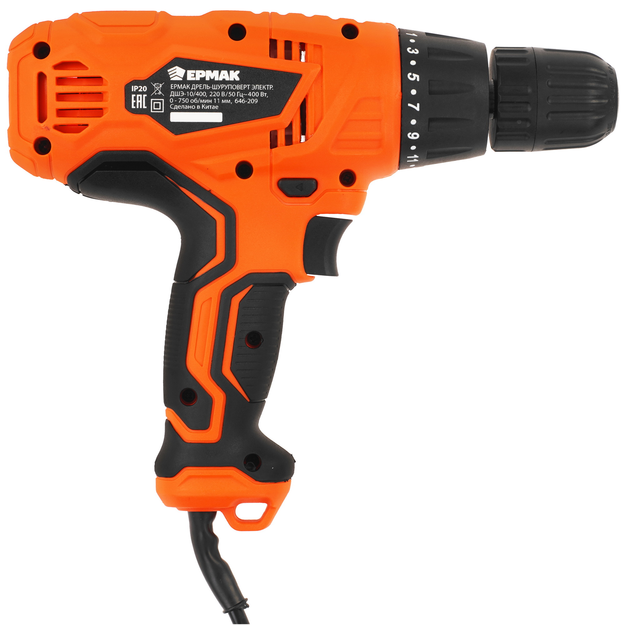 Дрель-шуруповерт ЕРМАК ДШЭ-10/400 5497083 STDN-0059624 - Вид №1
