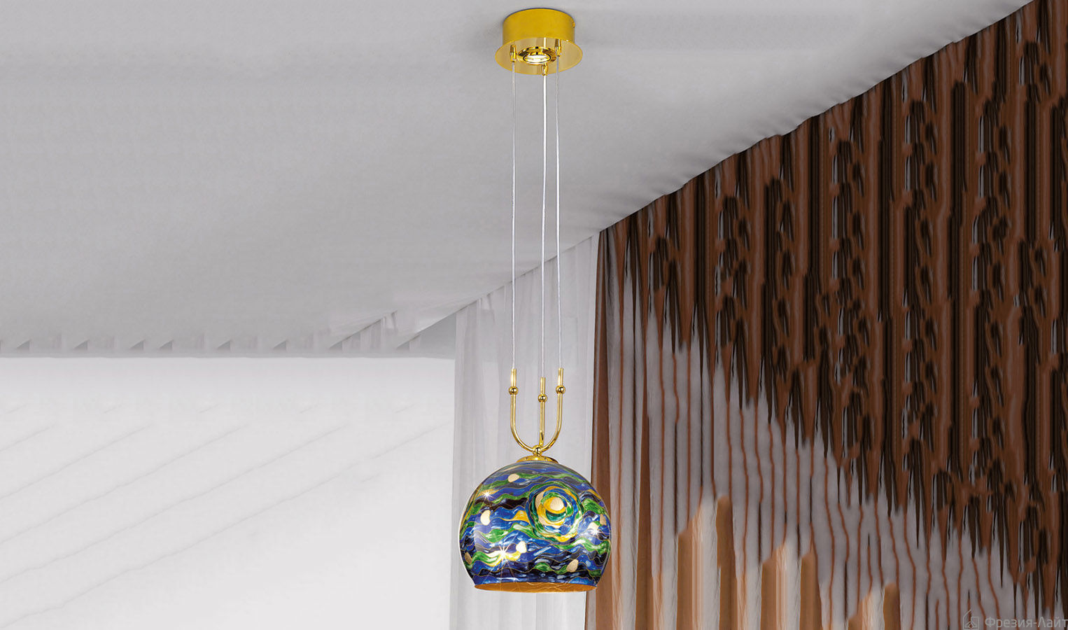 Kolarz 0392.31+1M.3.Aq.BG AQUA blau+green подвес 100357