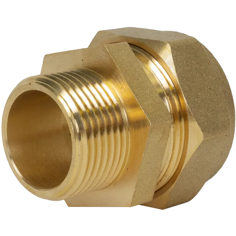Муфта Neptun IWS обжимная наружняя резьба 20х3/4" мм латунь 18626811 STLM-2028111  - Вид №1