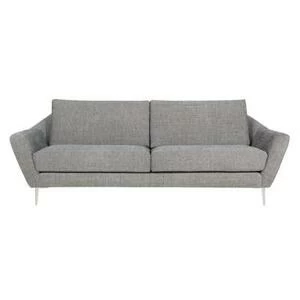 Диван Agda трехместный, черно-белый