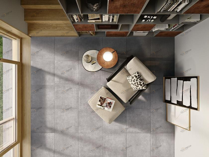 Love Tiles Пол из керамогранита под бетон Pulse sun-id-1349703