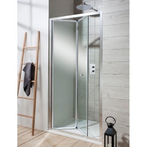 Дверь Bifold 900mm с боковым экраном 1000mm Britton Burlington EBFSC0900, ESPSC1000  - Вид №1