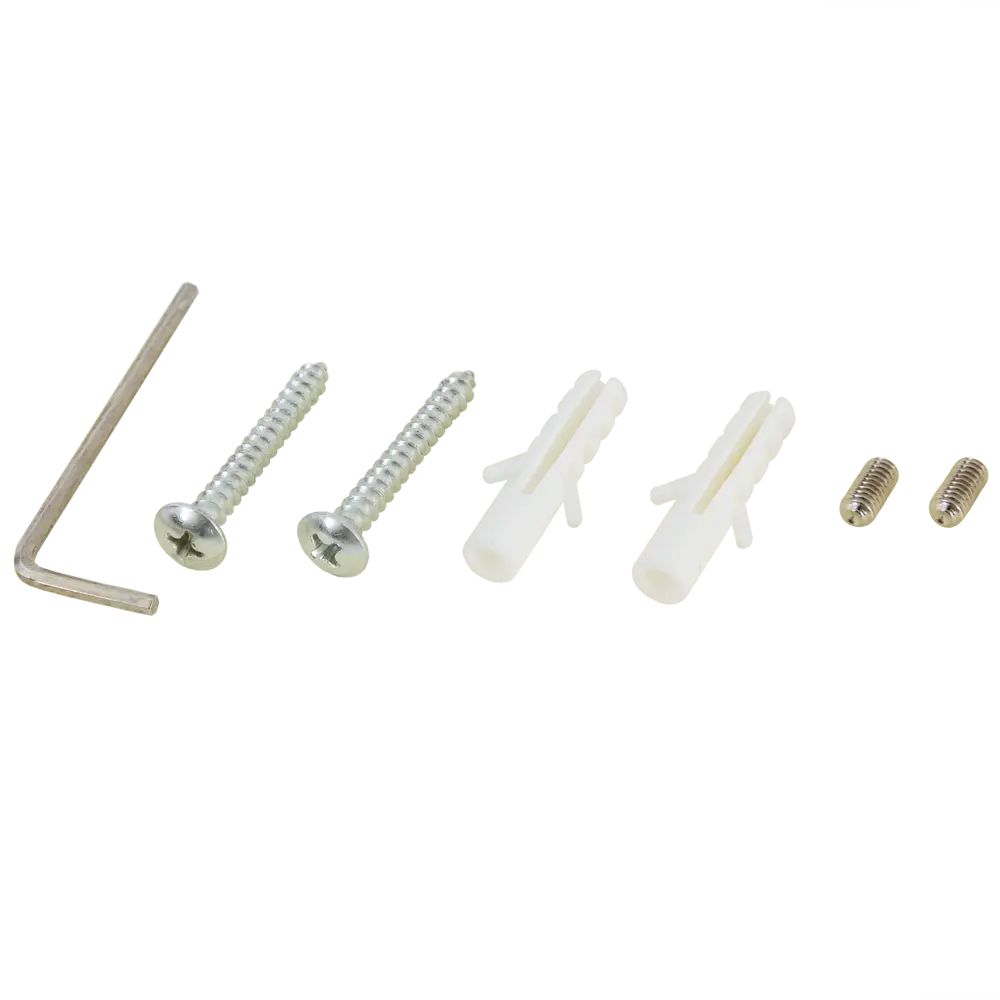 Держатель двурядный простой Orbis металл цвет белый D20 1шт STLM-2101315 - Вид №2