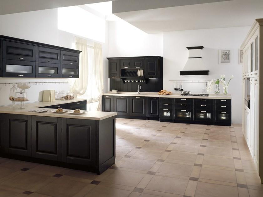 Floritelli Cucine Модульная кухня из ясеня с полуостровом Carmen sun-id-1468939 - Вид №3