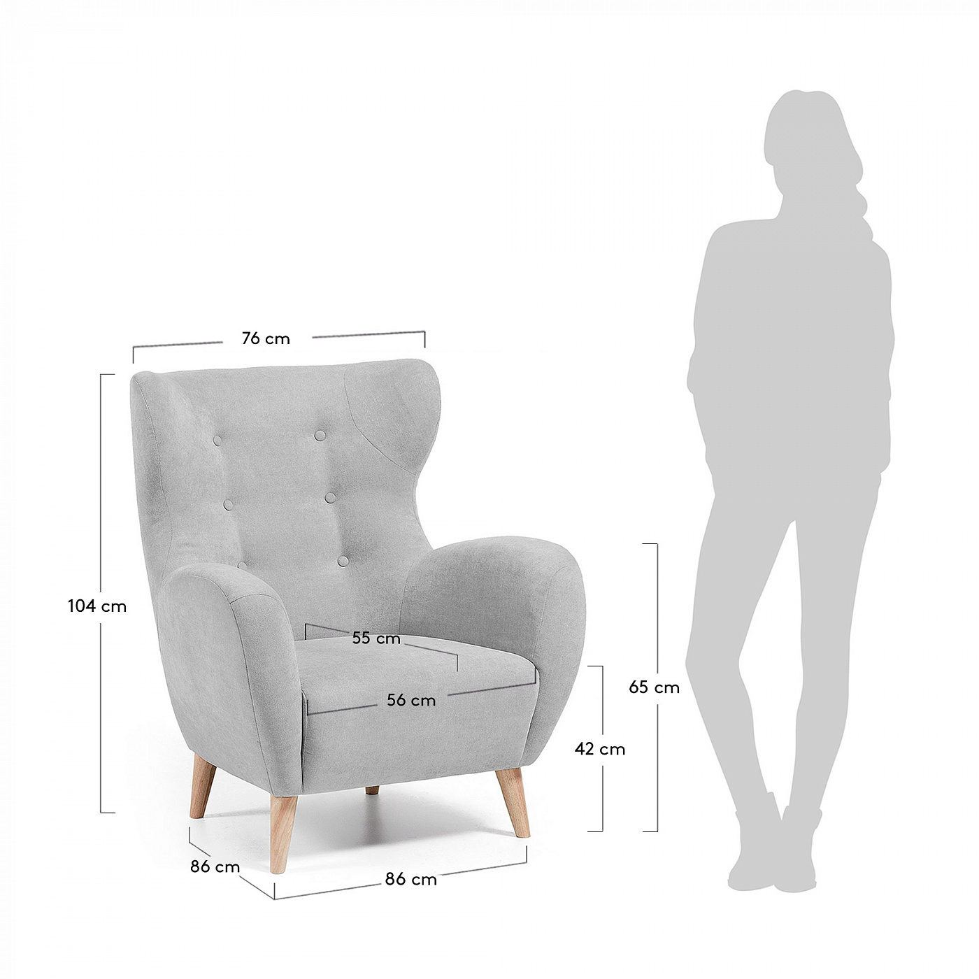 051960 Кресло Passo серое La Forma Patio - Вид №4
