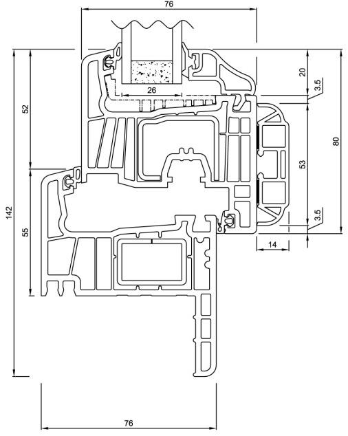 NURITH Двустворчатое окно из пвх sun-id-1378195 - Вид №6