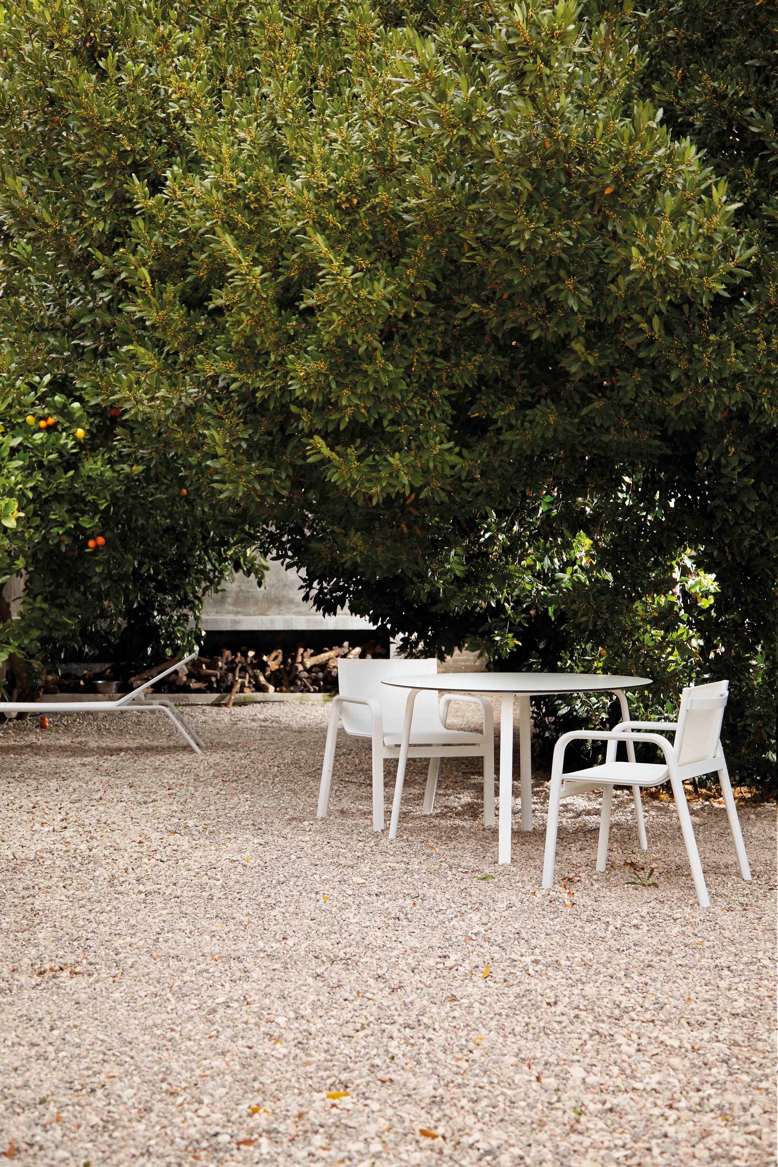 Термокрытый алюминиевый штабелируемый садовый стол GANDIABLASCO стек ARCH-00024988 - Вид №5