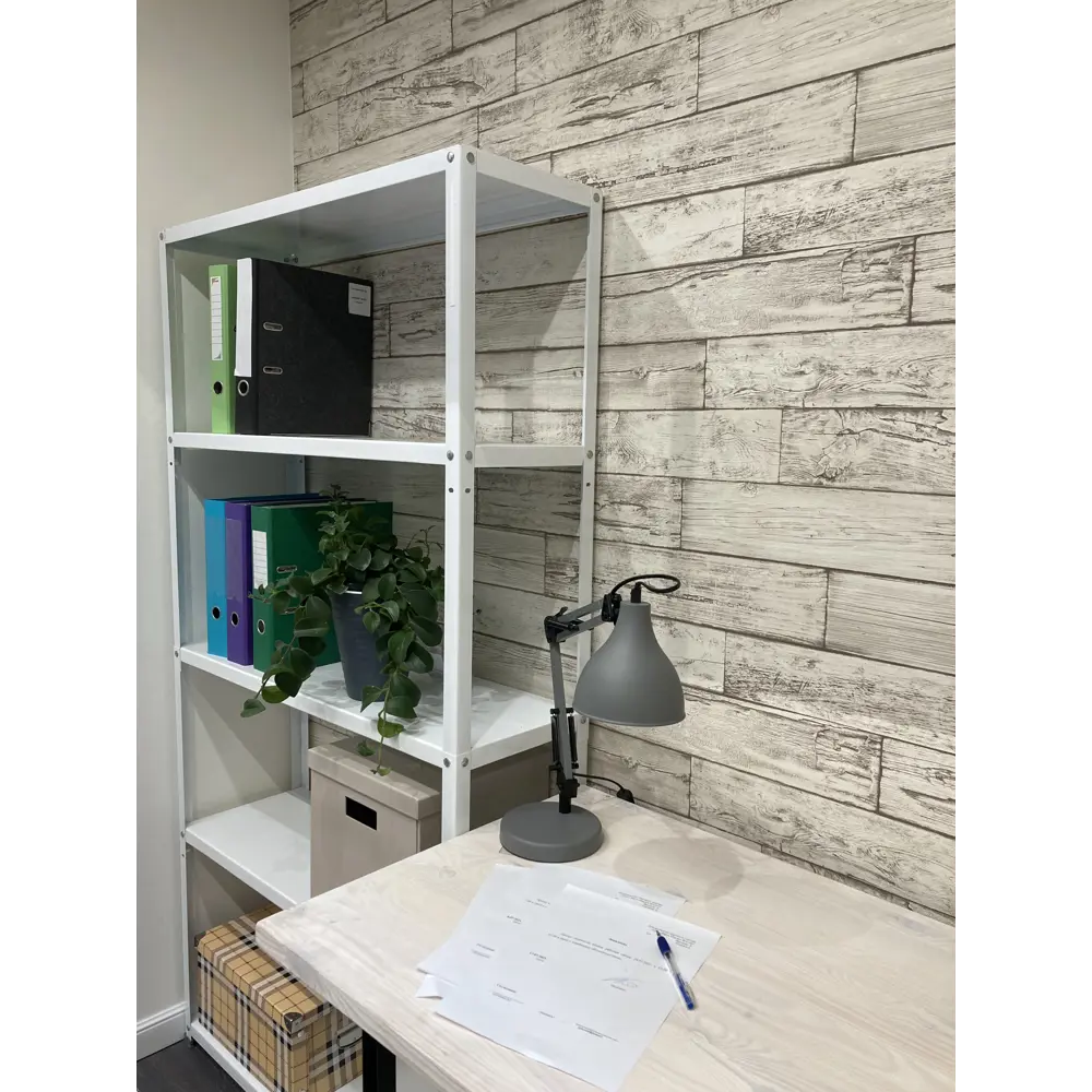 Стеллаж Ar Shelving Coolour Blanco 5 полок 30x90x175 см нагрузка на полку до 70 кг металл цвет белый 83593725 STLM-2191629  - Вид №6