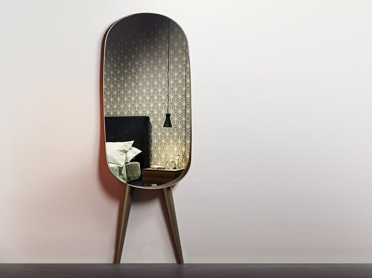 Овальное напольное зеркало в рамке EmmeBi ANJA ARCH-00078290