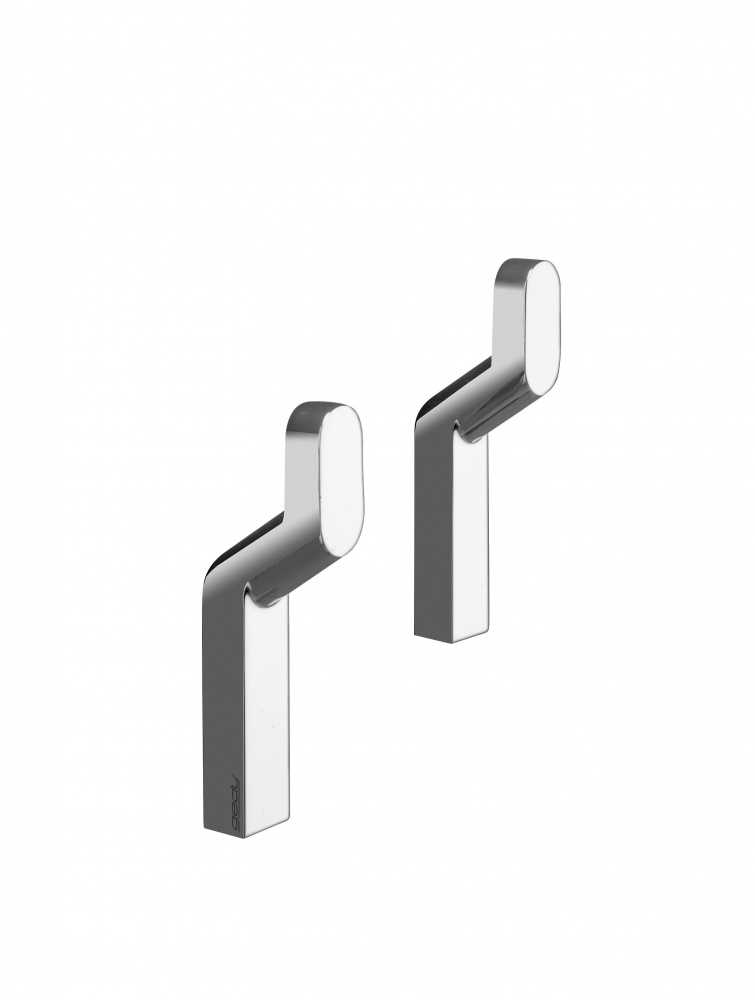 3527(13) Gedy G-Karma, пара крючков, цвет хром