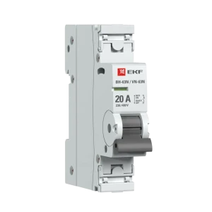 Выключатель нагрузки EKF Proxima ВН-63 1P N 20 А